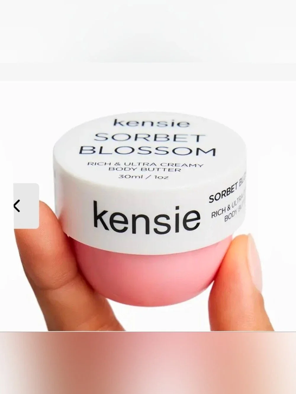 Kensie Fragrance Sorbet Blossom Body Butter Deluxe Mini 1fl Oz BNIB